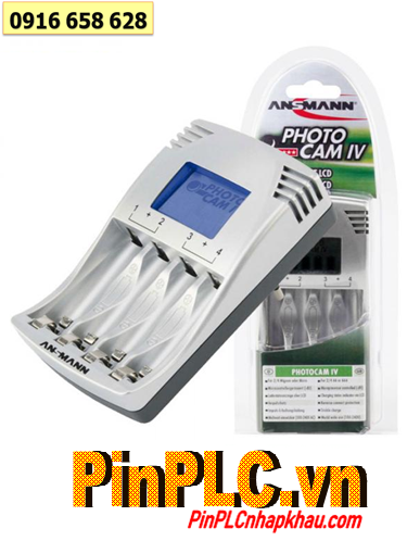 Ansman PhotoCam IV, Máy sạc pin AA, AAA Ansman PhotoCam IV với màn hình LCD